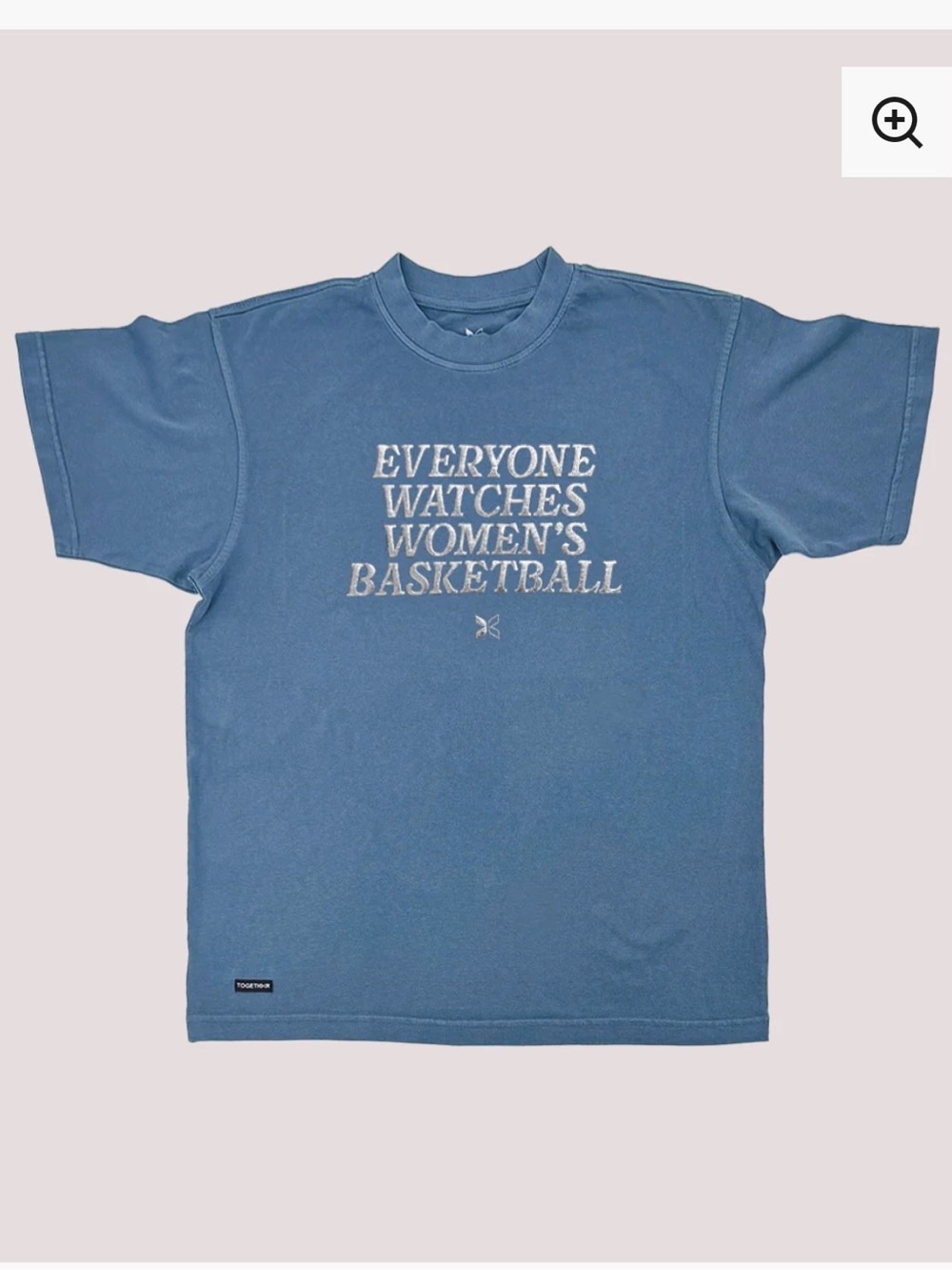 Everyone Watches Women's Basketball Tee - Blue